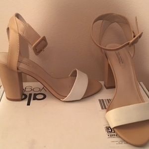 Colorblock heels